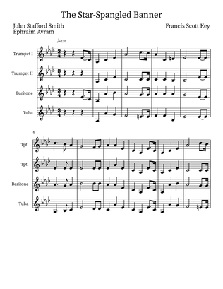 The Star-Spangled Banner (Brass Quartet)