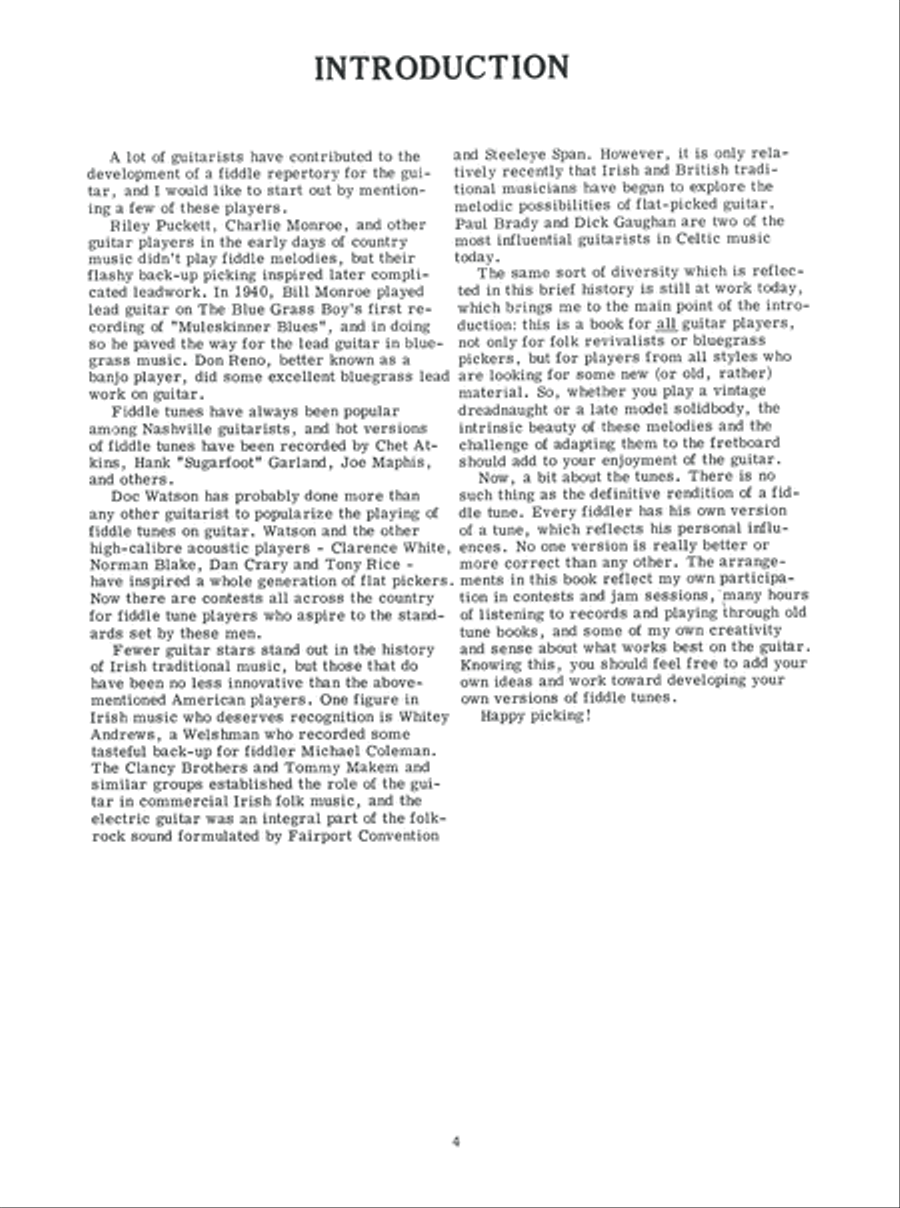 Fiddle Tunes & Irish Music for Guitar Flatpicking Guitar scores gallery preview page 10