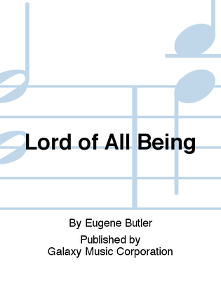 Book cover for Lord of All Being