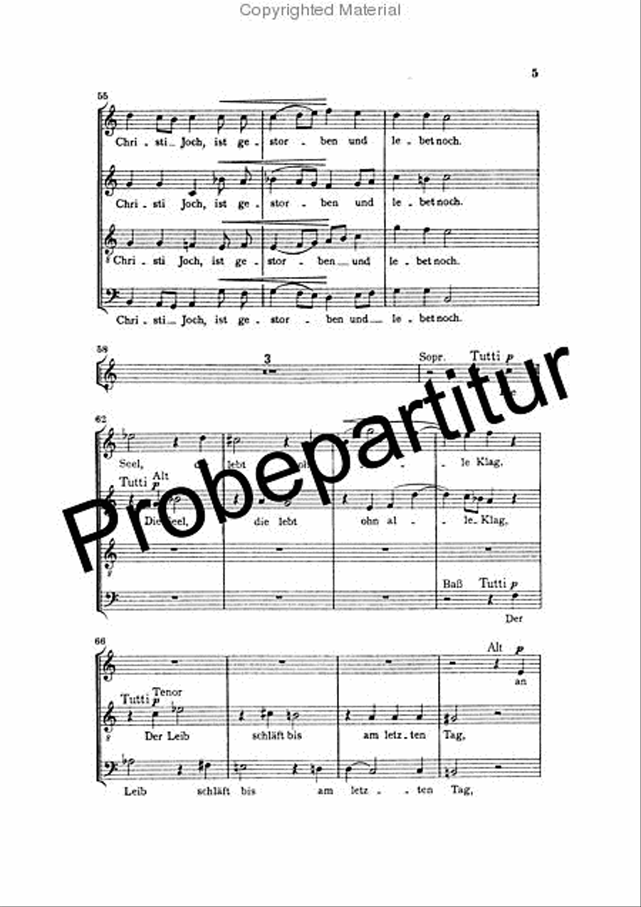 Begräbnisgesang Op. 13 Choir scores gallery preview page 6
