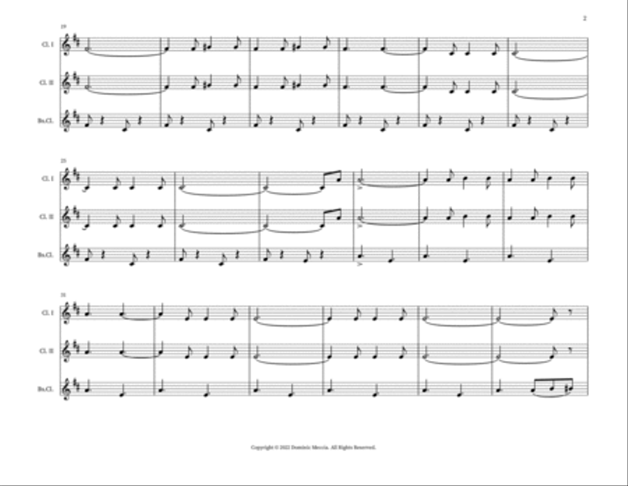 Funiculi Funicula Small Ensemble scores gallery preview page 2