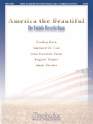 Book cover for America the Beautiful Five Patriotic Pieces for Organ