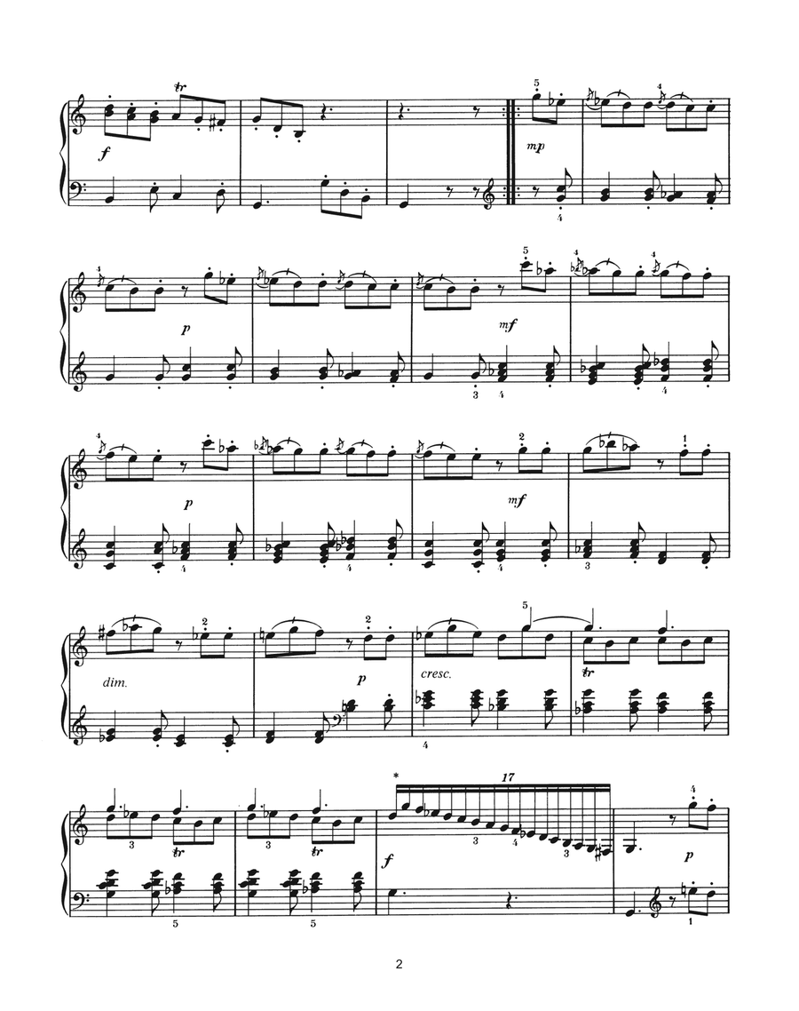 Sonata In C Major, K.159 Piano Solo scores gallery preview page 2