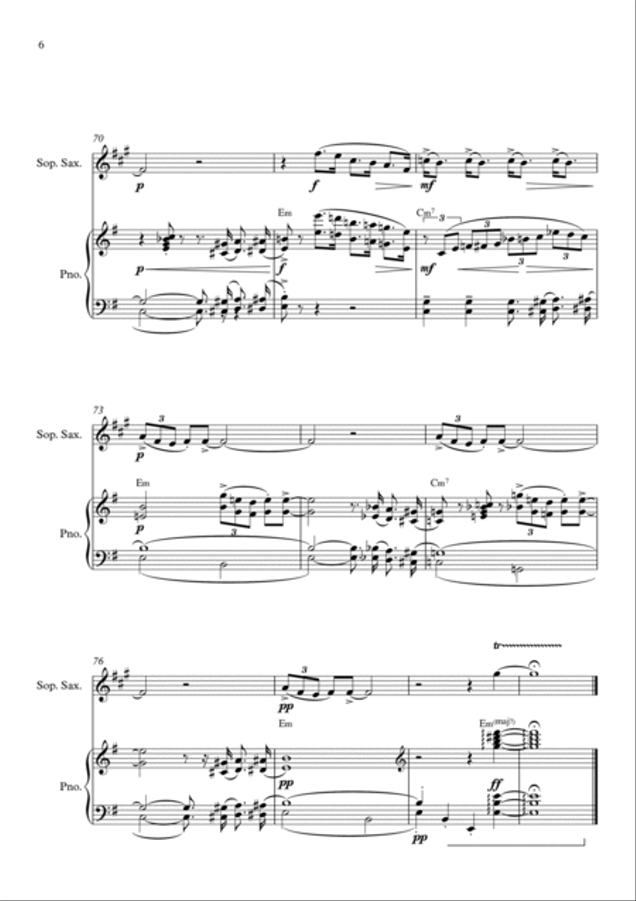 The Pink Panther Soprano Saxophone scores gallery preview page 6