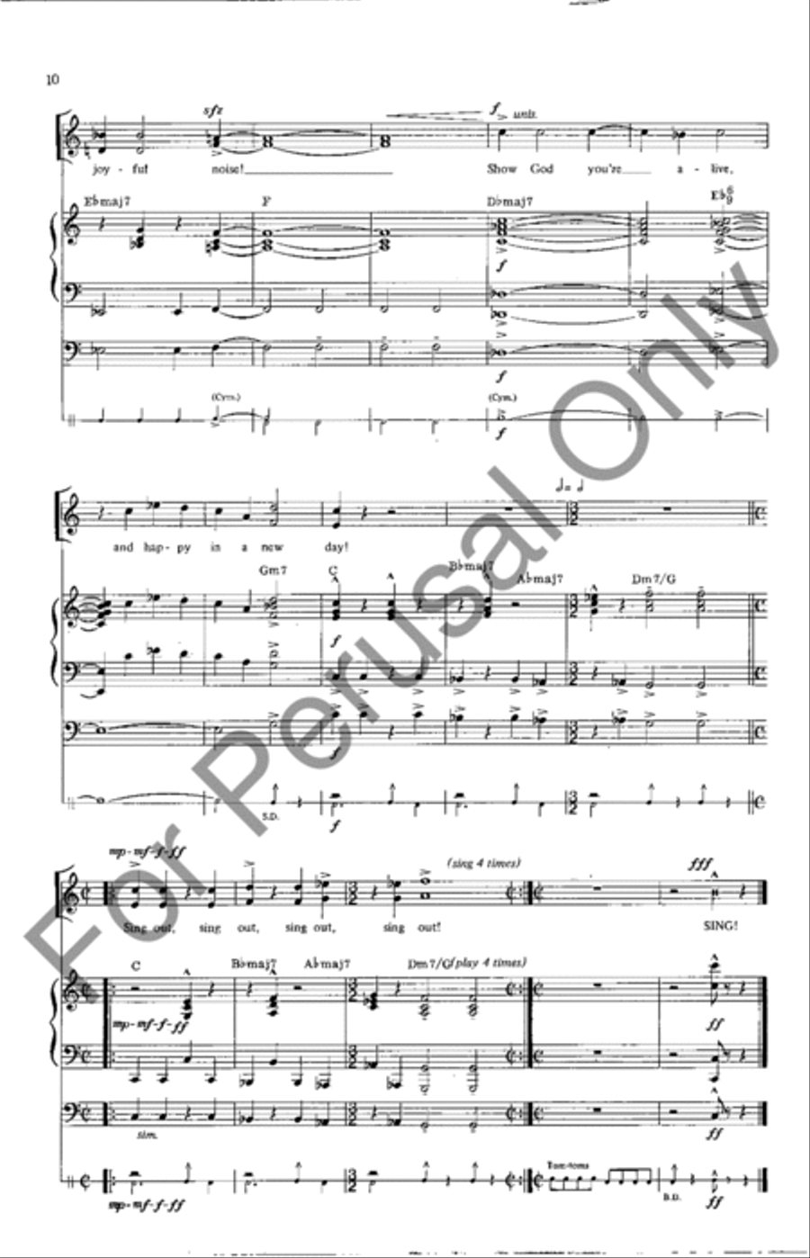 Sing It! Sing It! SA scores gallery preview page 9