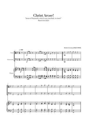 Robert Lowry - Christ Arose for Viola, Cello and Piano
