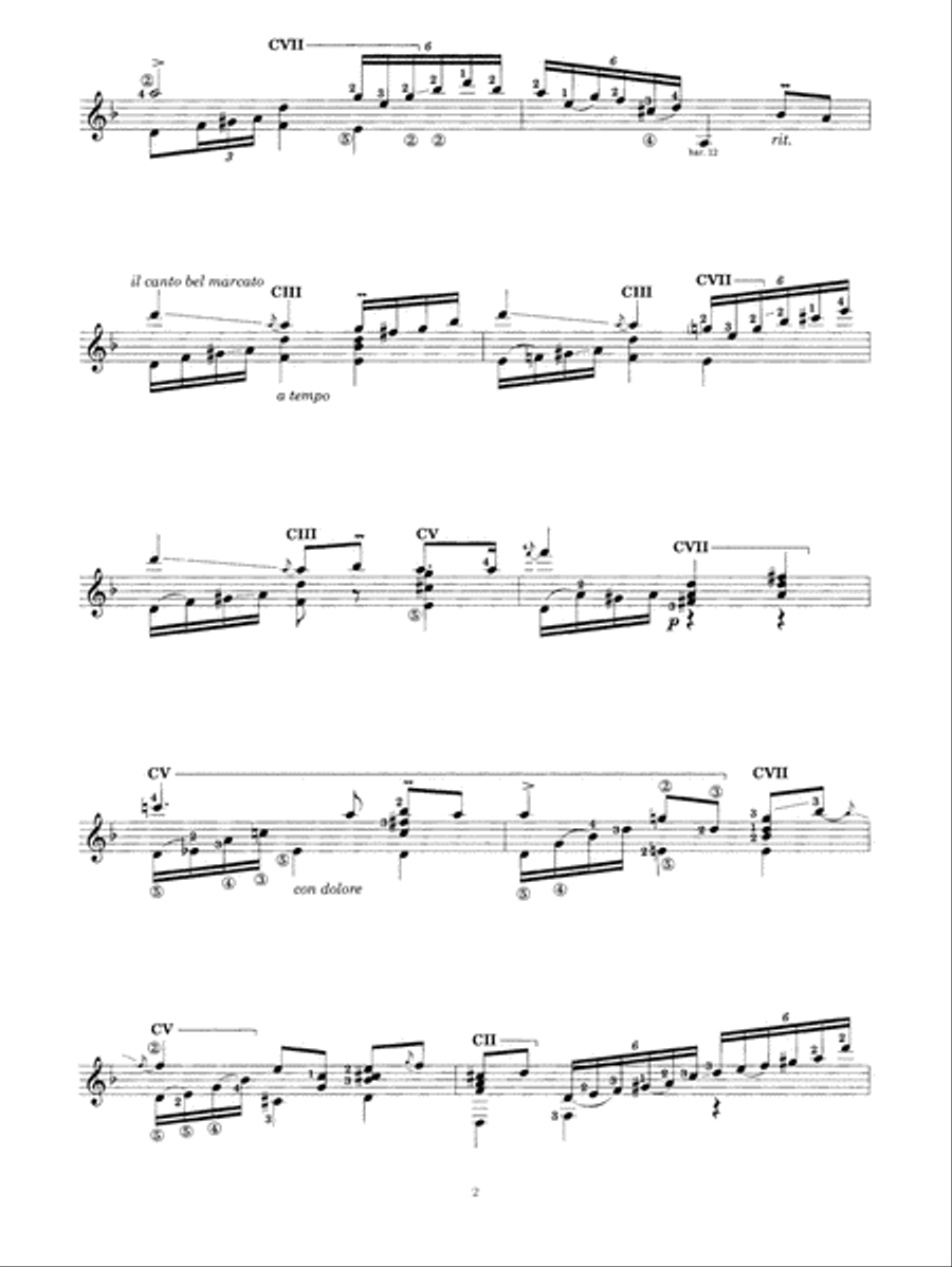 En La Alhambra (Capricho Morisco) Acoustic Guitar scores gallery preview page 2