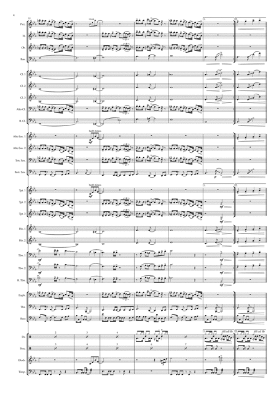 I Love Your Smile Concert Band scores gallery preview page 4