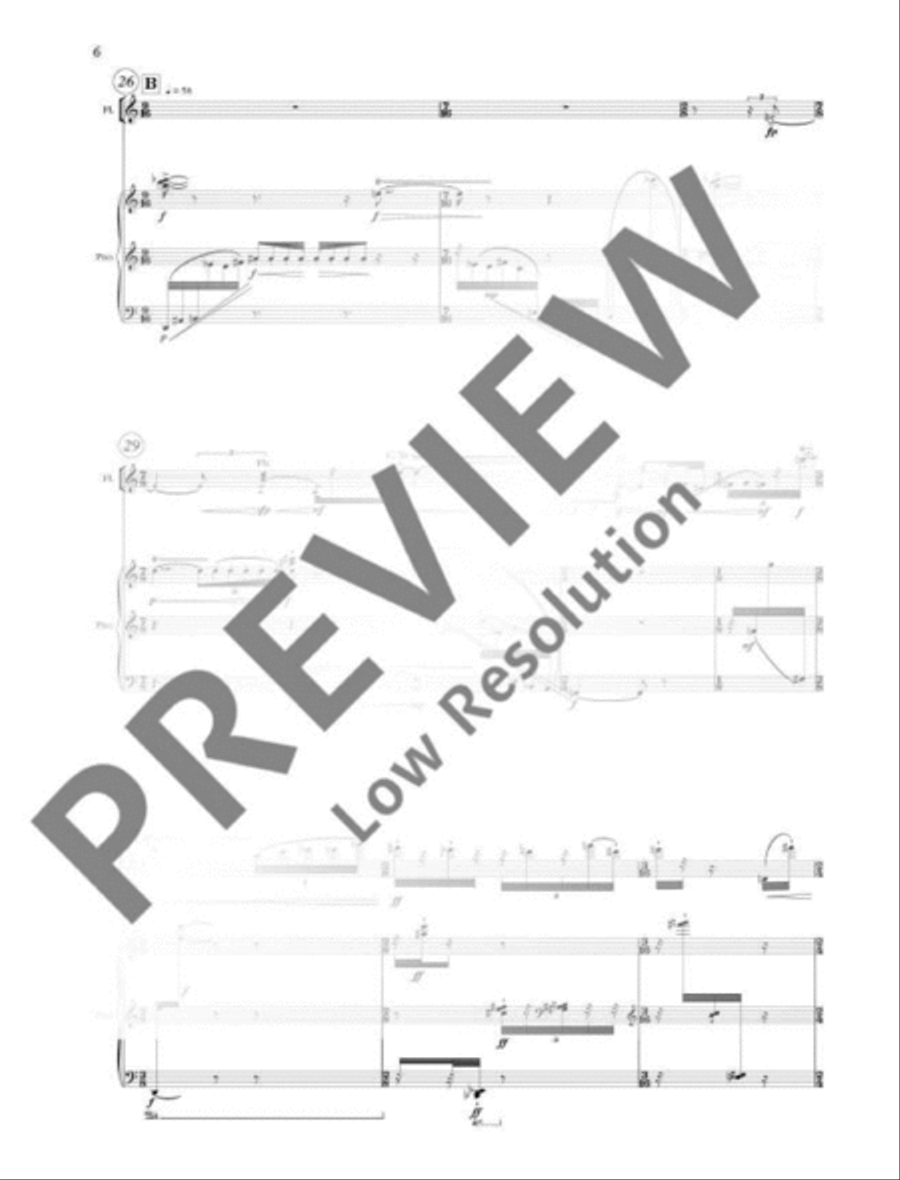 Paradromes III Flute Solo scores gallery preview page 7