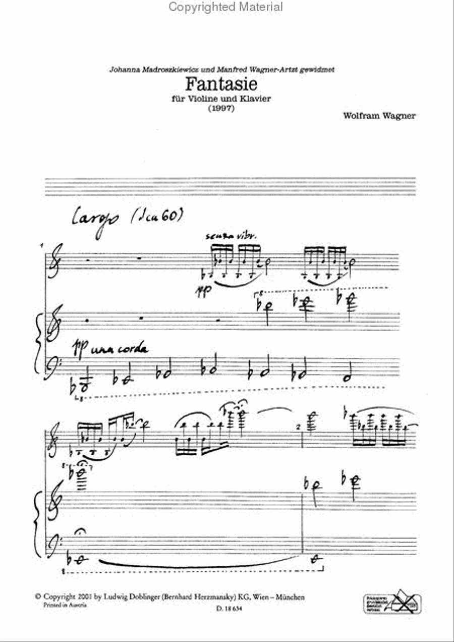 Fantasie Fantasie Violin Solo scores gallery preview page 2