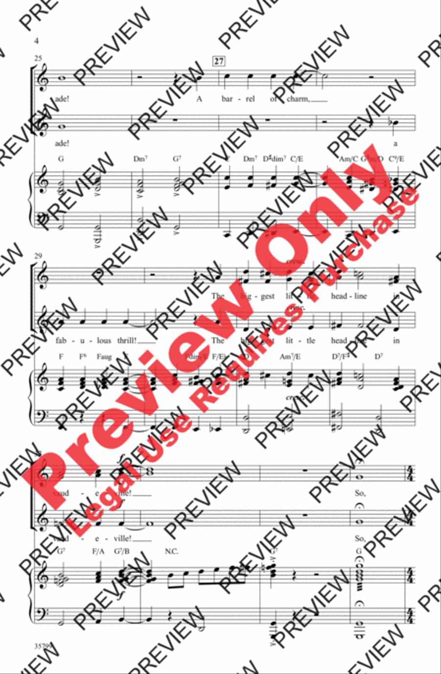 Let Me Entertain You Let Me Entertain You Women's Choir scores gallery preview page 4