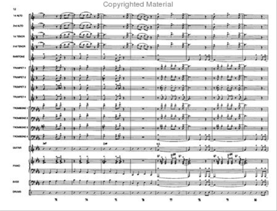 Chasin' Bill Jazz Ensemble scores gallery preview page 11