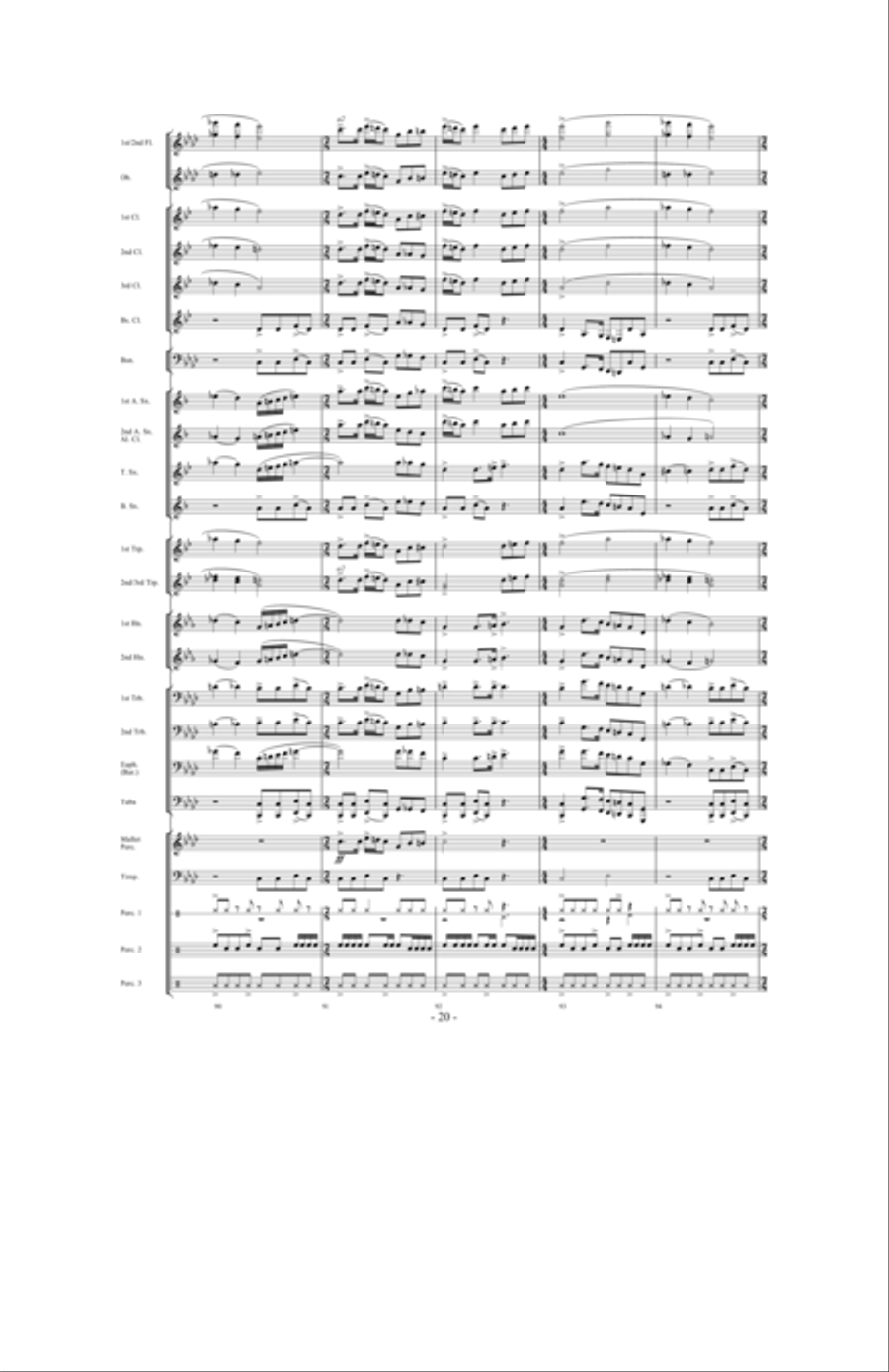 Valley of the Kings Valley of the Kings Concert Band scores gallery preview page 19