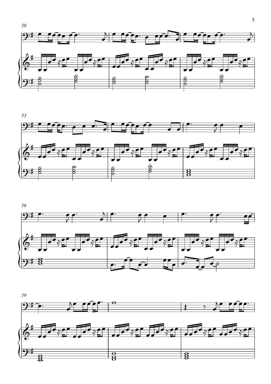 Breaking The Habit Voice scores gallery preview page 5