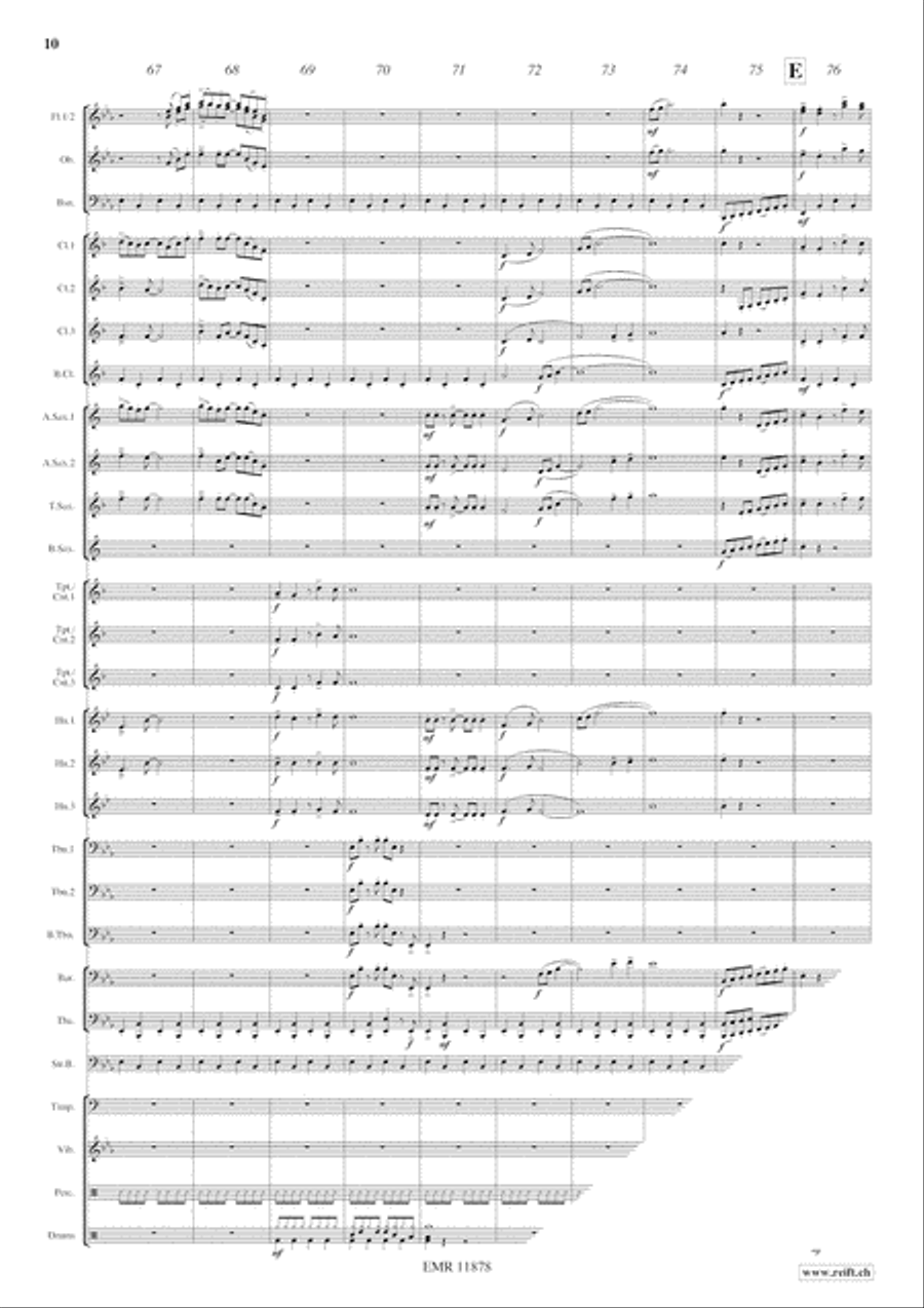 Jonathan Livingston Seagull Concert Band scores gallery preview page 11