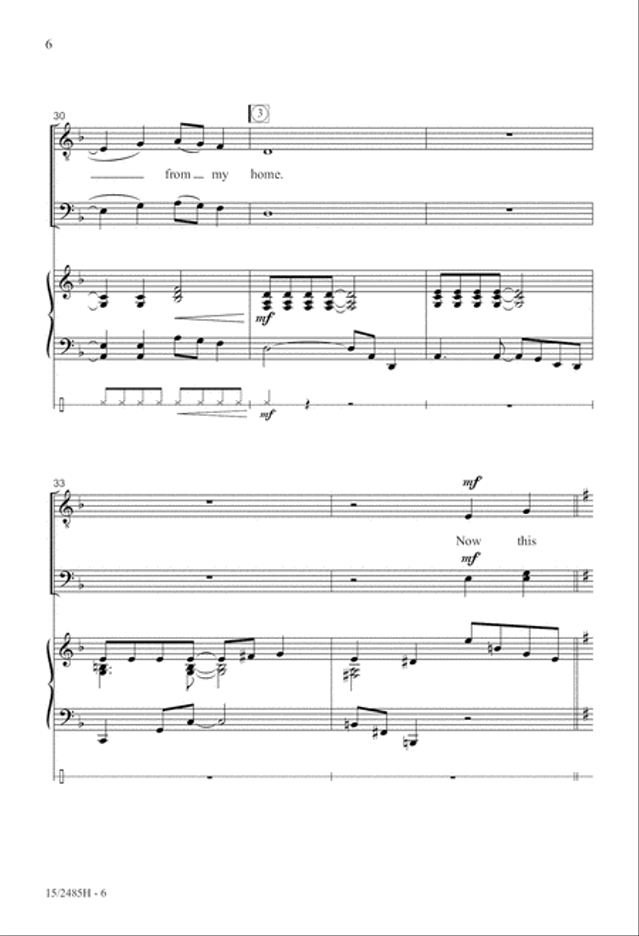Nine Hundred Miles 3-Part scores gallery preview page 6