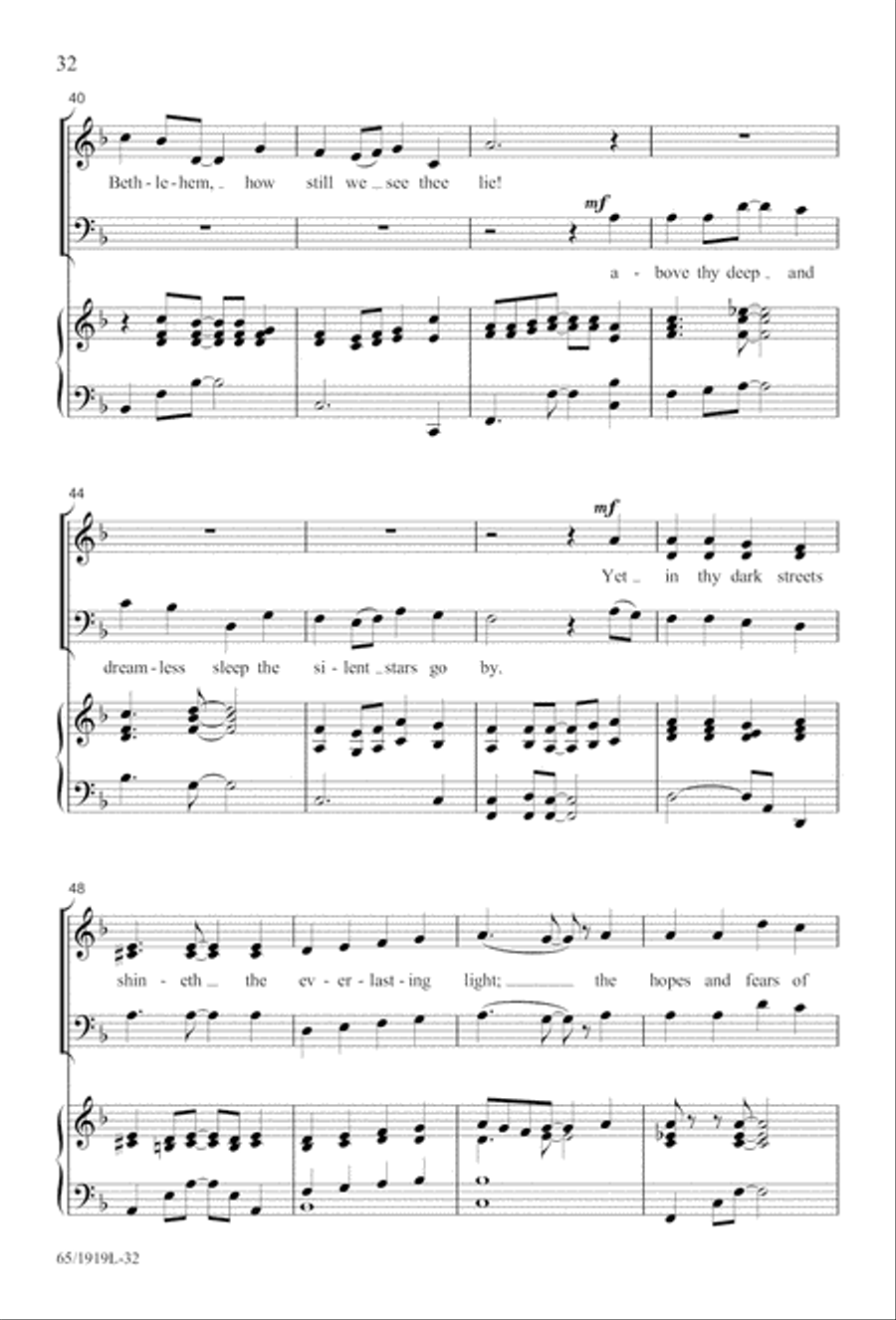 The Perfect Christmas 4-Part scores gallery preview page 34