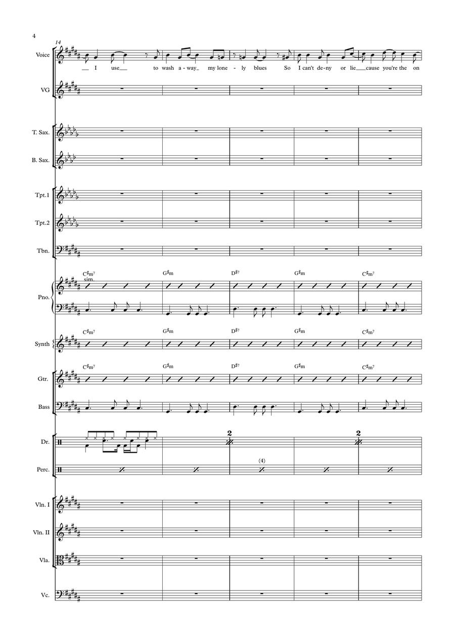Sexbomb Choir scores gallery preview page 4