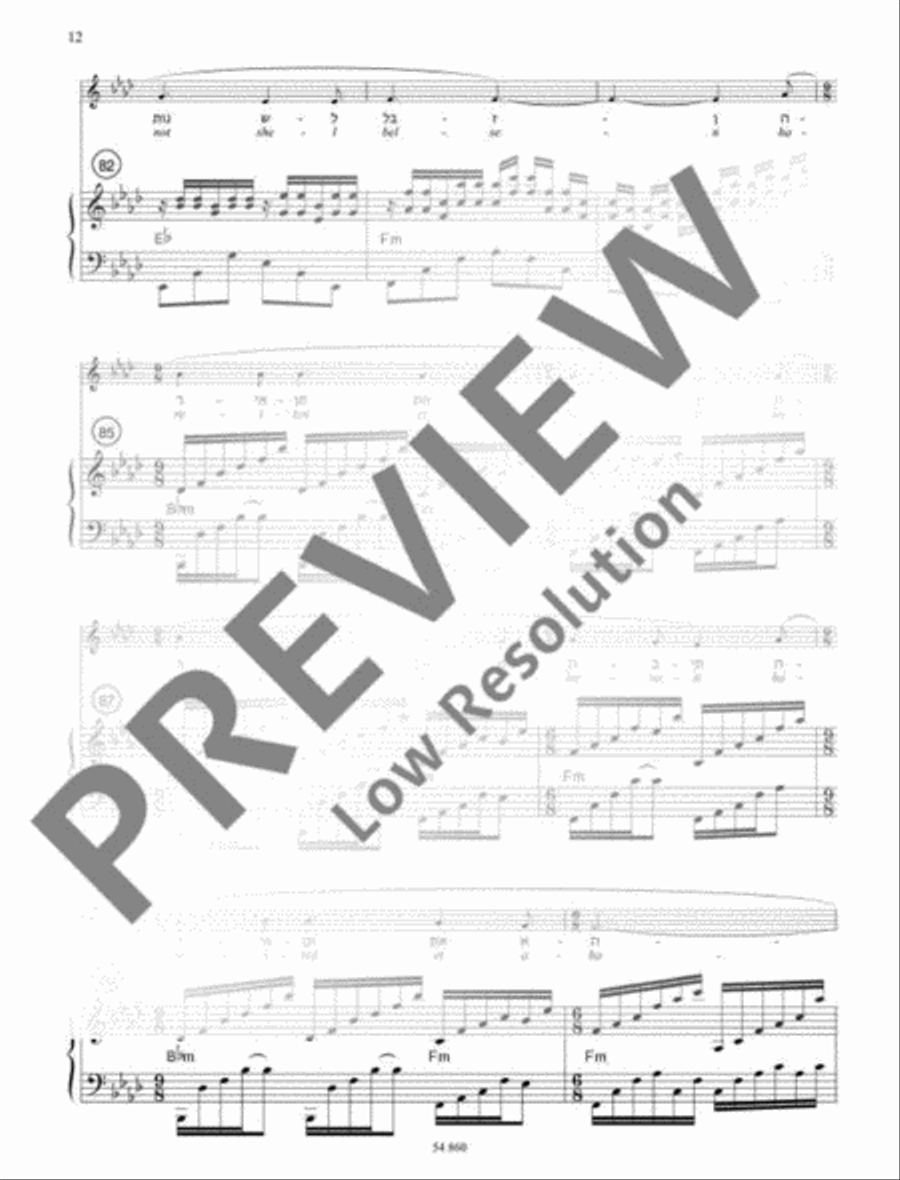 Mauthausen Mezzo-Soprano Voice scores gallery preview page 13