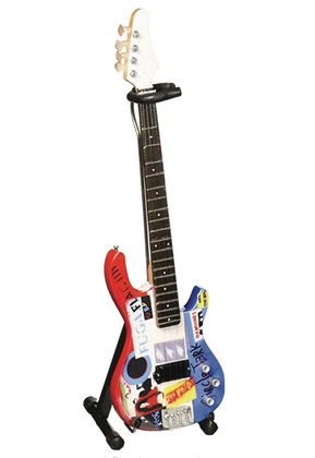 Red Hot Chili Peppers Flea Bass Mini Guitar