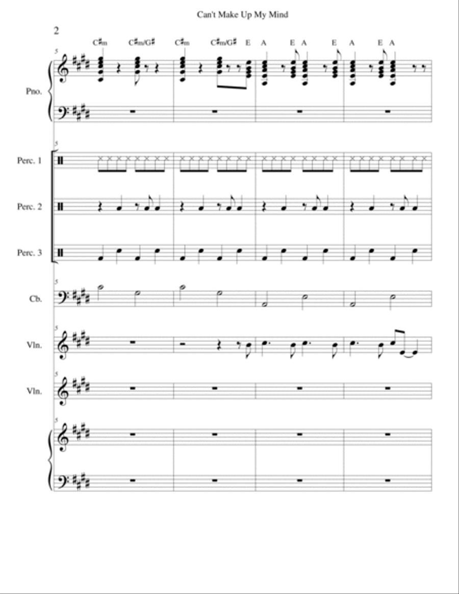 Can't Make Up My Mind School and Community scores gallery preview page 2