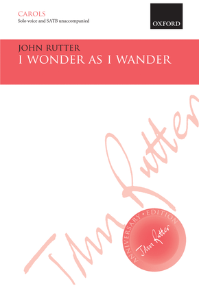Book cover for I wonder as I wander