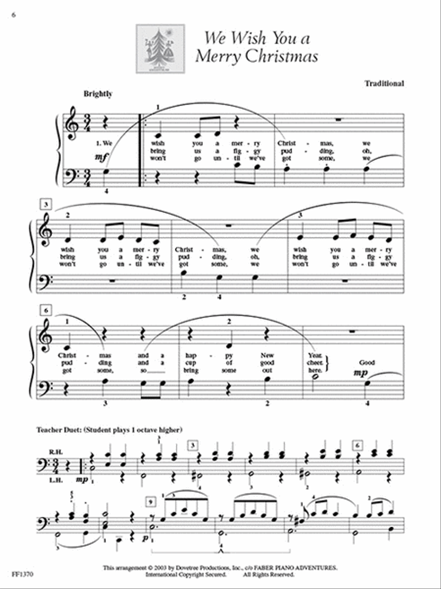Adult Piano Adventures Christmas – Book 1 Piano Method scores gallery preview page 3