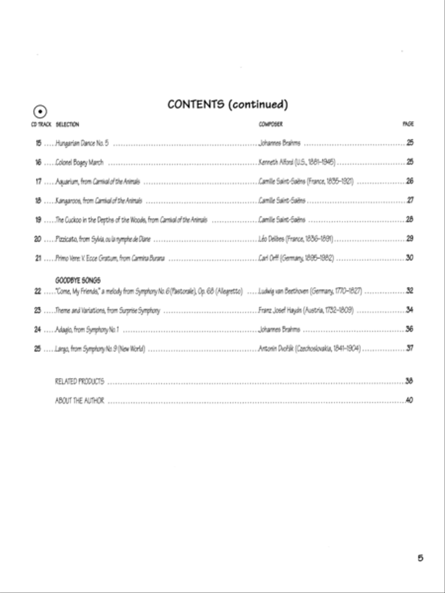 Kids Can Listen, Kids Can Move! CD scores gallery preview page 3