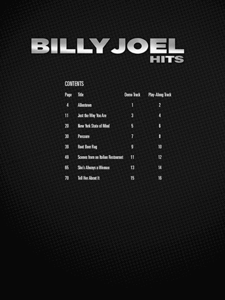 Billy Joel - Hits image number null