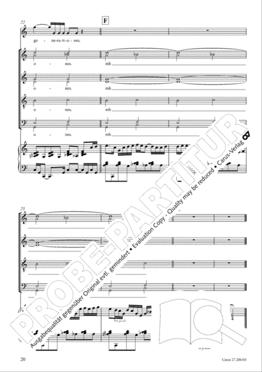 Magnificat Magnificat 4-Part scores gallery preview page 21