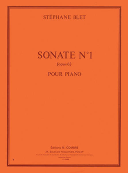 Sonate No. 1 Op. 6