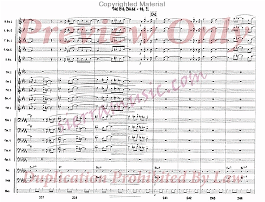The Big Chase Jazz Ensemble scores gallery preview page 32