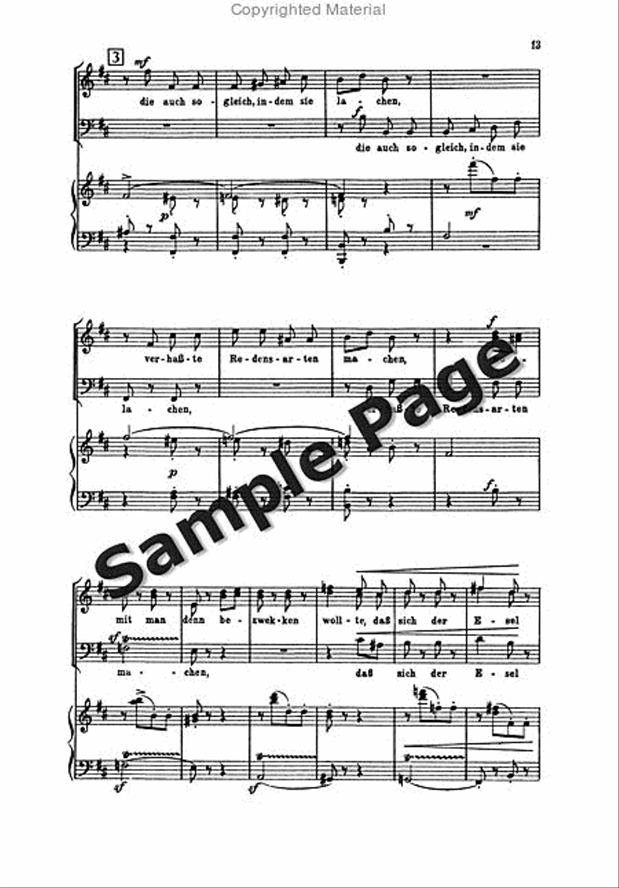 Portrait Studies 3 TTBB scores gallery preview page 14