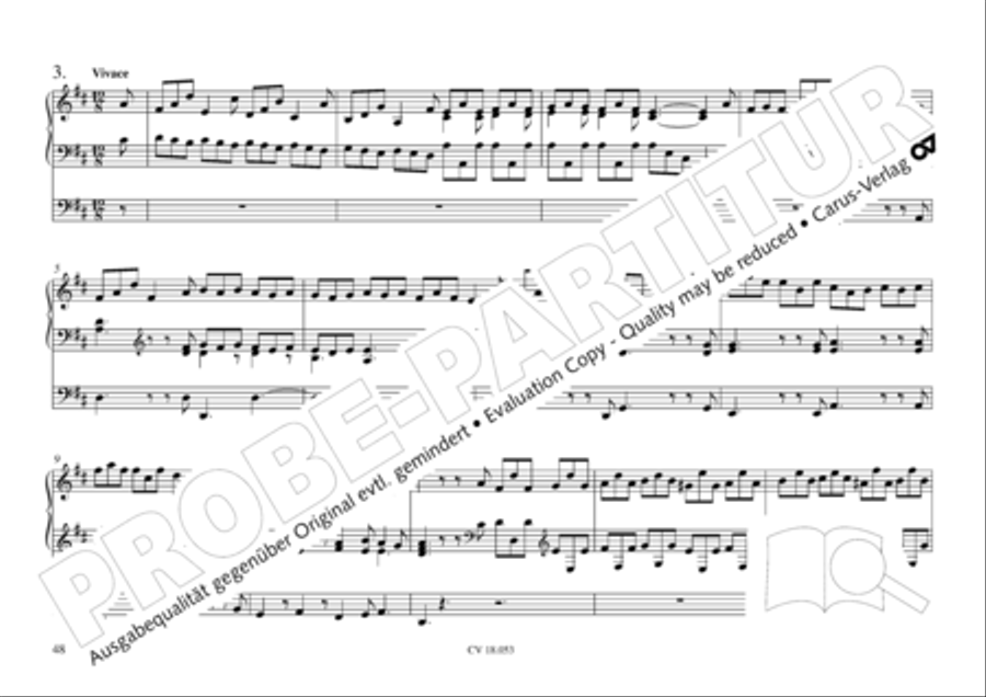 Das Husumer Orgelbuch von 1758 Organ Solo scores gallery preview page 49