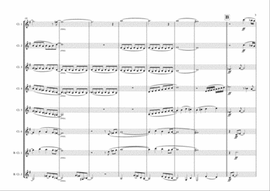 All Things Heart Shaped All Things Heart Shaped Clarinet Choir scores gallery preview page 3
