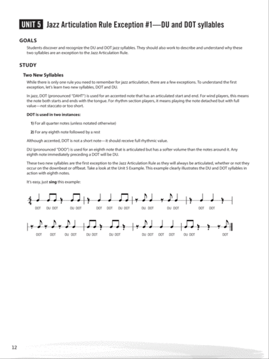 The Articulate Jazz Musician Jazz Ensemble scores gallery preview page 6
