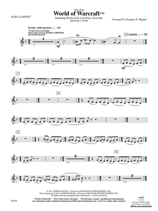 World of Warcraft, Suite from: 1st B-flat Clarinet