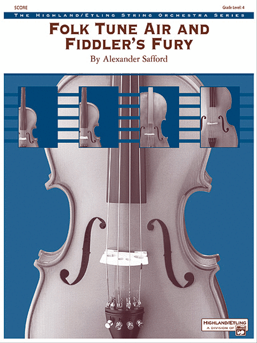 Folk Tune Air and Fiddler's Fury String Orchestra scores gallery preview page 1
