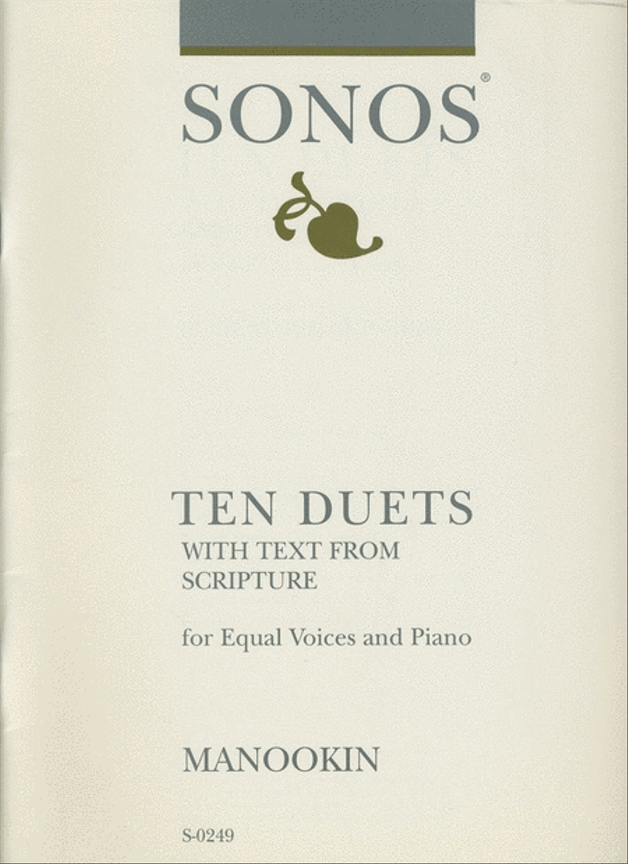 Ten Duets Choir scores gallery preview page 1