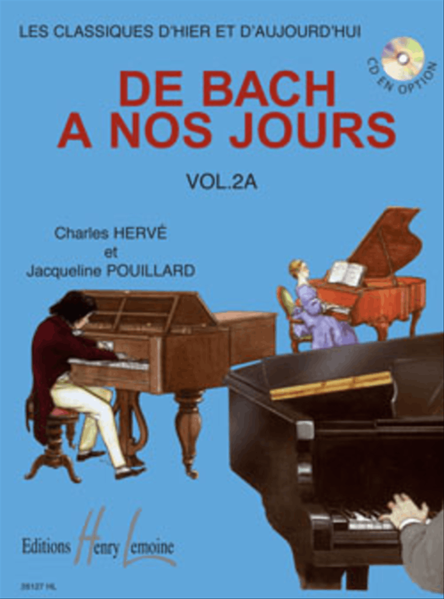 De Bach a nos jours - Volume 2A Piano Solo scores gallery preview page 1