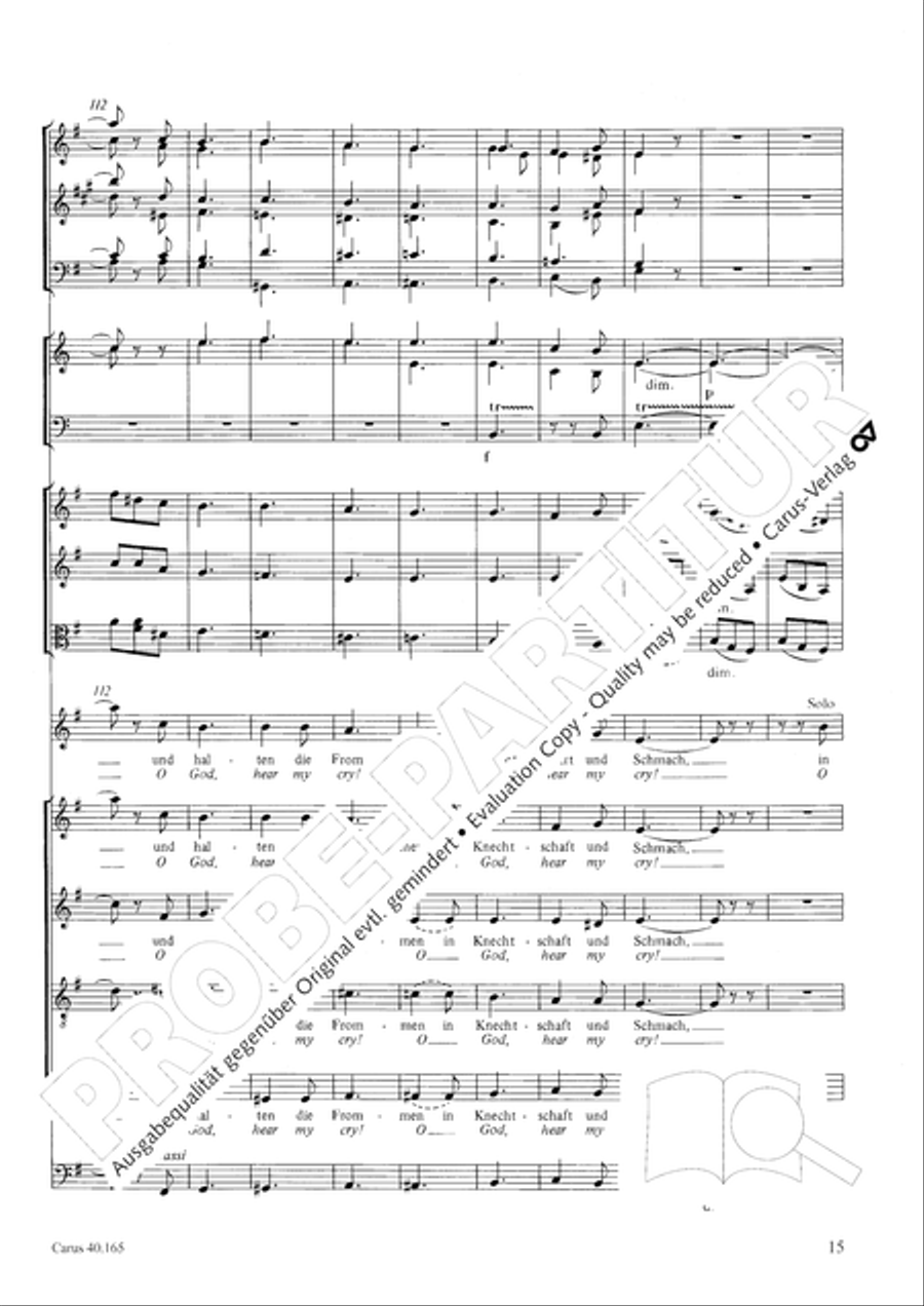 Hor mein Bitten (2 Fassungen) Score scores gallery preview page 26