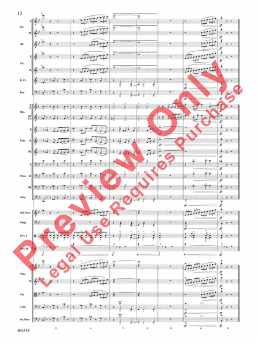 I've Gotta Be Me / Don't Rain on My Parade Mash-Up Full Orchestra scores gallery preview page 13