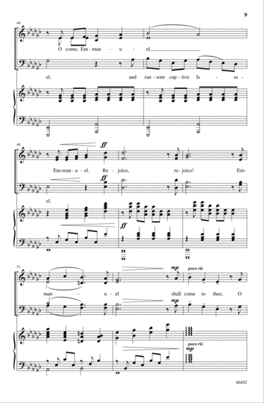 Jehovah Elohim 4-Part scores gallery preview page 19