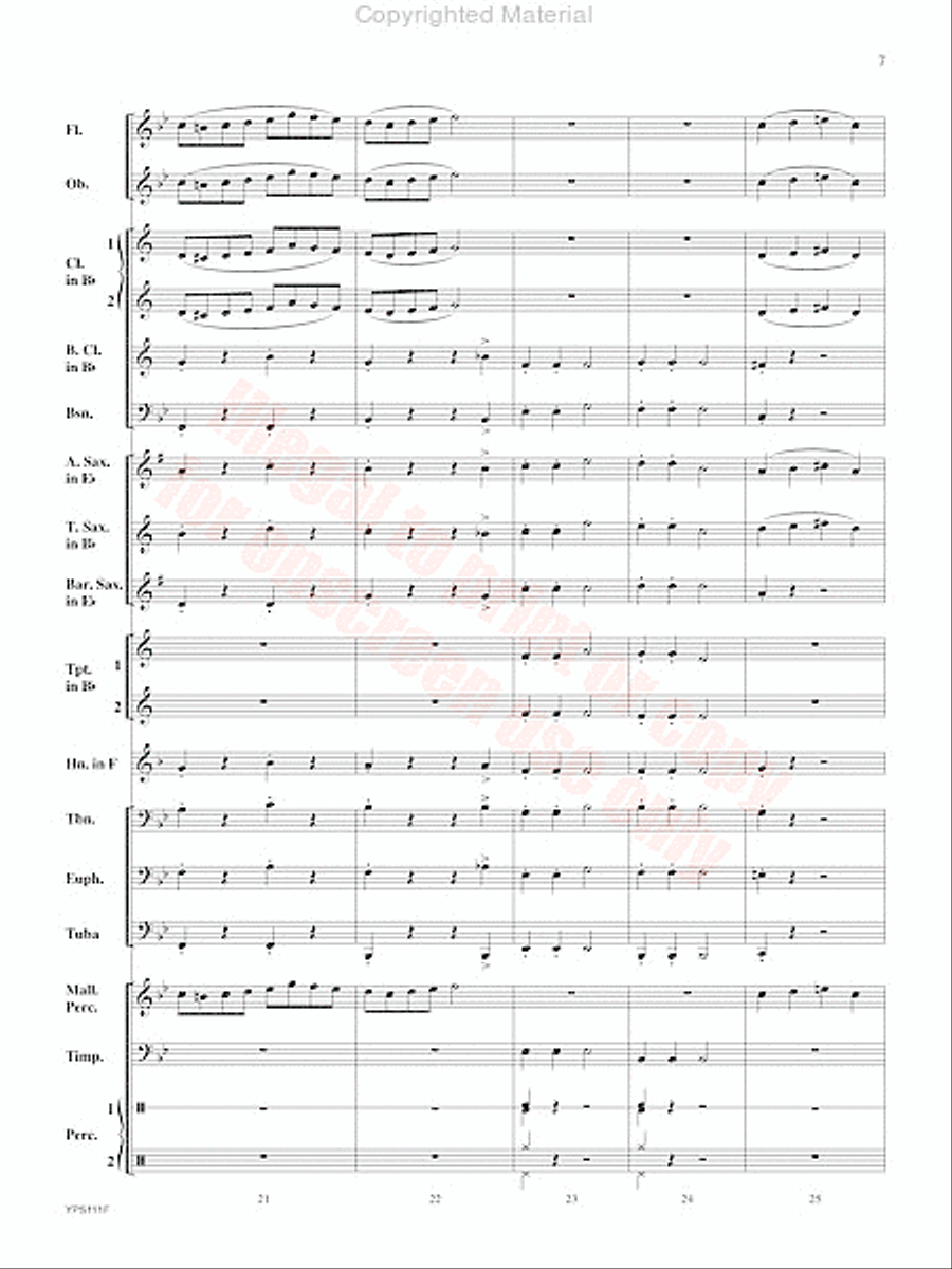 Swingin' Santa Concert Band scores gallery preview page 8