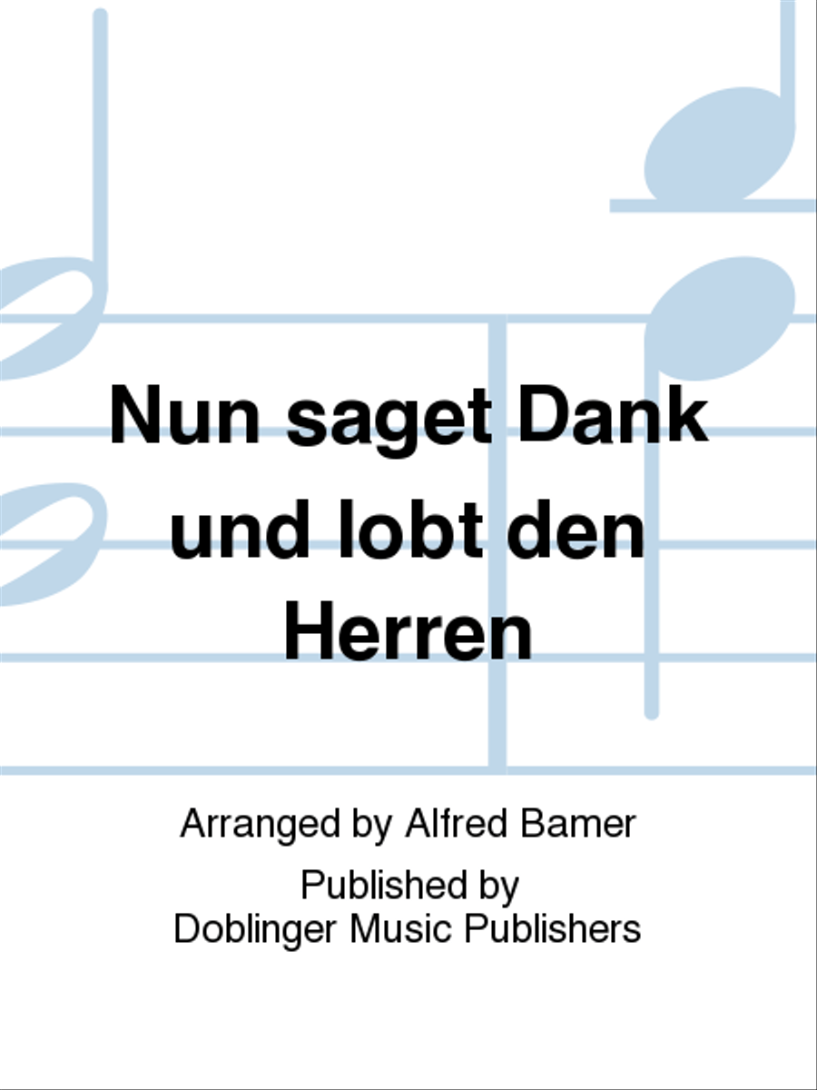 Nun saget Dank und lobt den Herren SSA scores gallery preview page 1