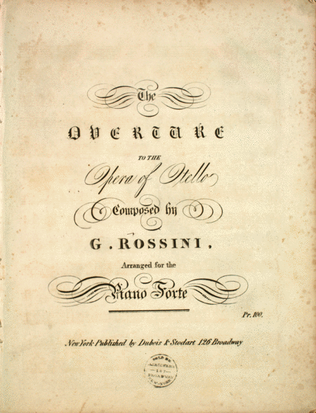 The Overture to the Opera of Otello