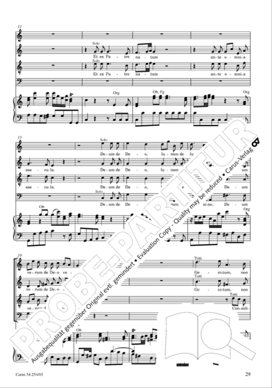 Missa Sancti Hieronymi 4-Part scores gallery preview page 30