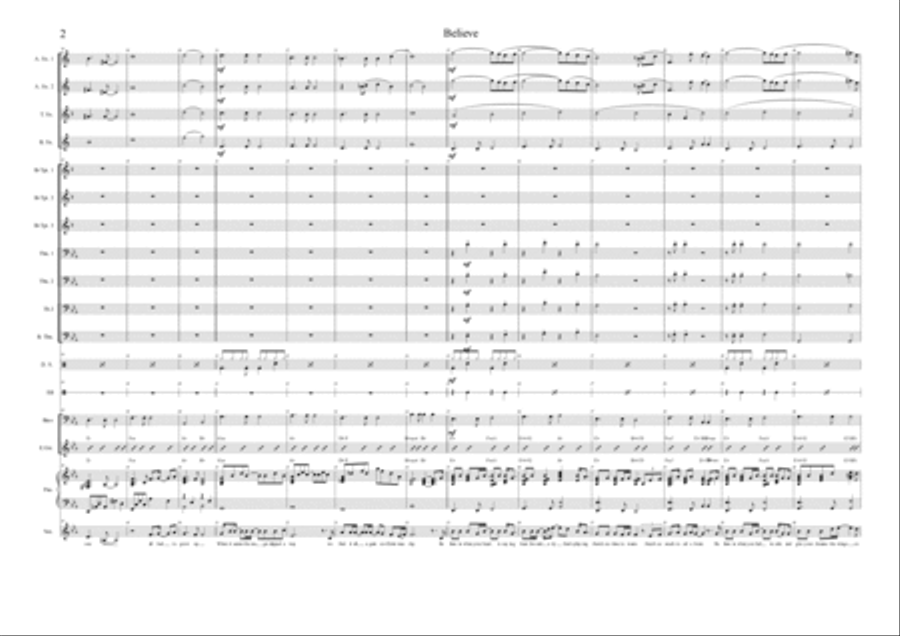Believe Jazz Ensemble scores gallery preview page 2