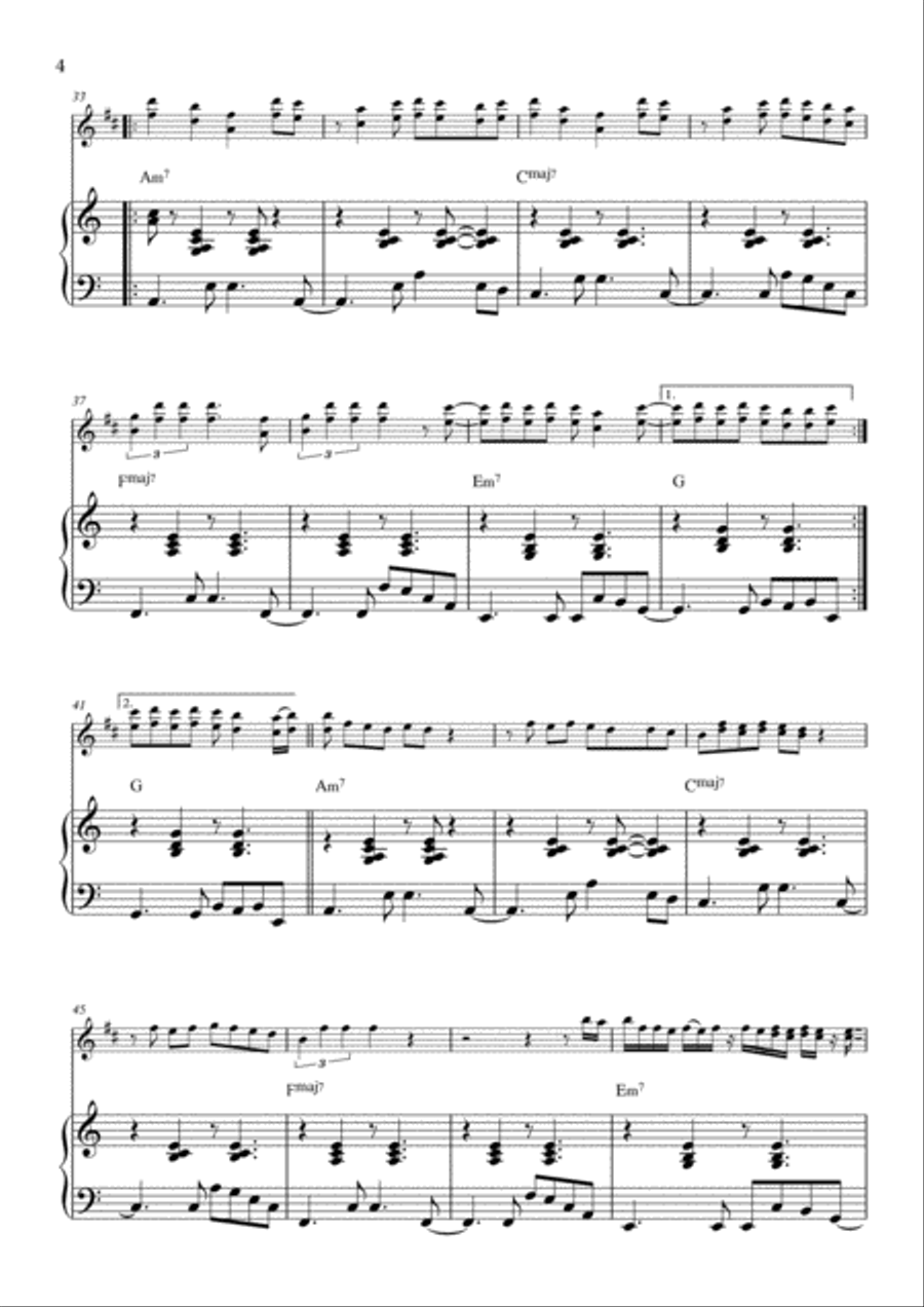 Senorita Woodwind Duet scores gallery preview page 4