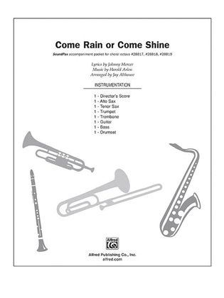 Book cover for Come Rain or Come Shine